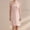 Light Pink, variant on DuoJiaJ Half for Women Soft Underskirt Maxi Skirt Elegant Skirt Beige L