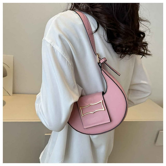 Limited Time Qaailabf One Shoulder Crossbody Bag Leather Large Capacity Multi Compartment Women Bag