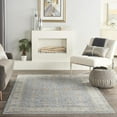 thumbnail image 3 of Nourison Starry Nights 5'3" x 7'3" Light Blue Persian Indoor Rug, 3 of 10