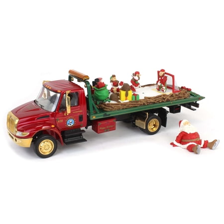 1/34 International 4400 Rollback Truck Santa's Express Christmas First Gear 19-3280