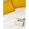 thumbnail image 4 of Sonive King Jersey Knit Pure Cotton Sheet set, 145gsm 100% Soft Cotton Super Breathable 4 Pieces Sheets set (King, White), 4 of 5