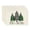 Green, variant on Smile Watercolor Deer Trees Snowflakes Winter Christmas Placemats Set of 4, 12 x 18 Inch