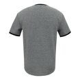 thumbnail image 2 of Playera George para Hombre, Cuello Redondo Manga Corta de Rayas Horizontales Blanco con Negro Talla EG, 2 of 4