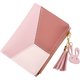 thumbnail image 1 of Monedero para mujer con elegante llavero - Rosa brillar Electrónica, 1 of 5