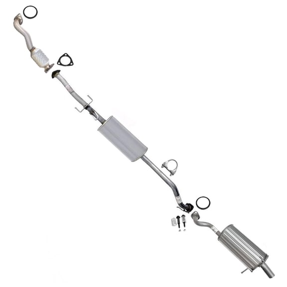 Northeastern Exhaust Catalytic Converter, Resonator Pipe & Muffler Fits 2010-2011 Honda CR-V 2.4L - Direct Fit EPA-Approved | Stainless Steel System Kit