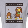 thumbnail image 3 of Toy Story 4 - Type Block Slinky - Juniors Cropped Cotton Blend T-Shirt, 3 of 5