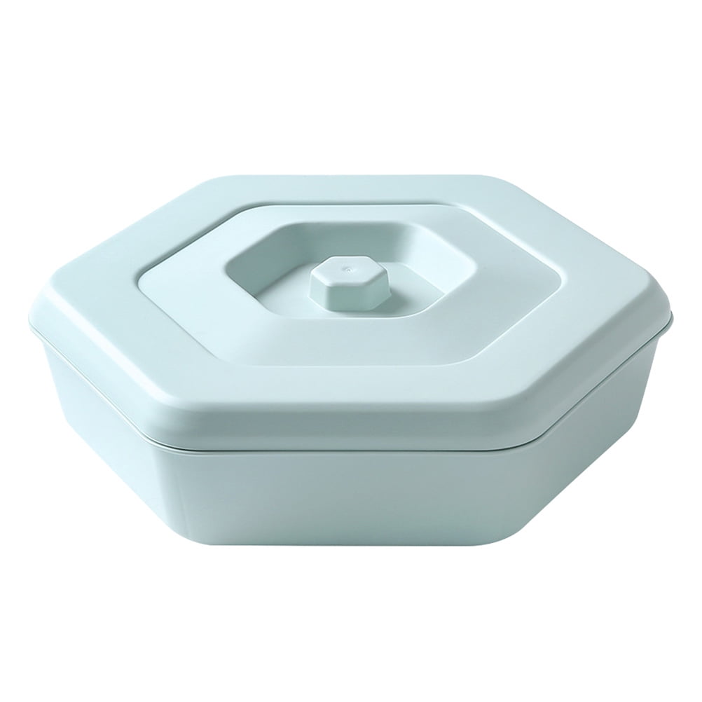 creative-pp-multi-sectional-snack-serving-tray-set-with-lid-green