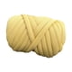 thumbnail image 1 of Hilo grueso de 1000 g para tejer a mano, hilo tubular jumbo, hilo voluminoso para bufandas y suéteres. Amarillo, 1 of 9