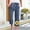 Navy womens pants, variant on up to 60% off Gifts Usmixi Womens Drawstring Elastic Waist Pants Plus Size Loose Straight 3/4 Trousers Fashion Cotton Linen Sunflower Print Capris Pants with Pocket Navy XL