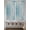 Gray Blue Light Beige, variant on Blue Coastal Bathroom Window Curtain, Summer Ocean Starfish Conch Seashells Light Filtering Coffee Kitchen Curtains, Bedroom Living Room Curtains 2 Panel 84"x63"