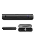 thumbnail image 1 of Ambir TravelScan Pro Go Bundle: escáner portátil compacto de documentos, tarjetas de presentación y recibos con alimentación USB para PC con Windows, con estuche rígido de viaje PS600-GO, 1 of 5