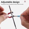 thumbnail image 4 of Tiro con arco Metal D Loop U Nock Compuesto Cuerda Liberación Arco D Anillo con llave (Rojo), 4 of 7