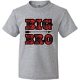 thumbnail image 3 of Inktastic Big Bro Buffalo Plaid Brother Youth T-Shirt, 3 of 5