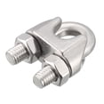 thumbnail image 3 of Clip de cable de acero inoxidable de 4 piezas para cuerdas de alambre de 1/2" 12mm, 3 of 3