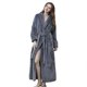 thumbnail image 1 of 2026 Women's Robe, Plush Fleece Long Hooded Bathrobe Winter, 1 of 3