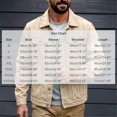 thumbnail image 4 of HBGVBA Men's Classic Denim Trucker Jacket, Button Front Point Collar Coat, Flap Chest Pockets Long Sleeve Casual Outerwear, 4 of 6