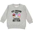 thumbnail image 2 of Inktastic Ice Cream Makes Everything Better Toddler Sweatshirt, 2 of 4