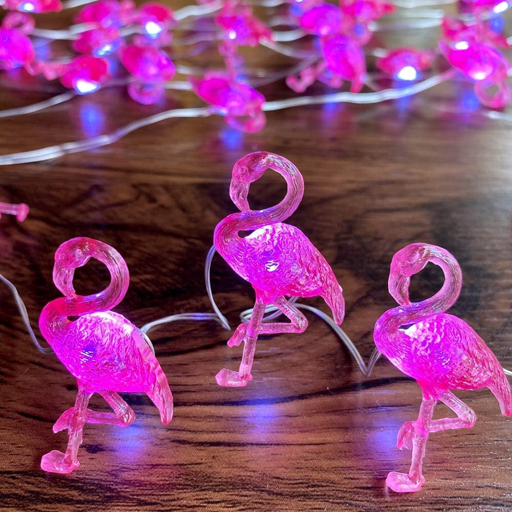 2pcs 2M LED Flamingo String Light Kids Birthday Party Home Decor Wedding Supply 