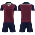 thumbnail image 2 of Hessimy Boys Active Shorts Set - 2 Piece Boys Athletic Shirts and Active Basketball Shorts,Jogging Football Tracksuit 5-6 Years, 2 of 4