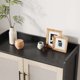 thumbnail image 5 of 5 - tier double - door woven chest of cajones in negra wood grain y natural wood: spacious home decor almacenamiento organizer, 5 of 10