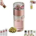 thumbnail image 1 of Alivefuser Tea Infuser, Portable Double Layered Tea Water Separation Glass TeaCup, 3 in 1 Tea Maker, 304 Stainless Steel Filter, Portable Loose Leaf Teas Maker for Travel, Office, Home (pink,350ml), 1 of 9