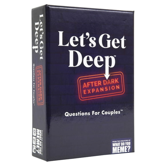 Let's Get Deep : After Dark Expansion Pack de Relatable, conçu pour compléter le jeu Let's Get Deep Core, comprend 150 cartes Lets Get Deep d'extension pour les couples