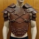 thumbnail image 4 of Ropa con correas de hombro de varias piezas con ribete de cuero, vestido de gladiador, corsé con tirantes de hombro de samurái, 4 of 4