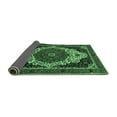 thumbnail image 2 of Ahgly Company Indoor Round Abstract Emerald Green Modern Area Rugs, 4' Round, 2 of 4