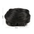 thumbnail image 2 of Pièce de Cheveux Chignon Décoiffé à Clipser Extensions de Cheveux à Griffes Queue de Cheval Naturelle Peignes Synthétiques Ajout de Volume Capillaire pour Femmes, 2 of 9