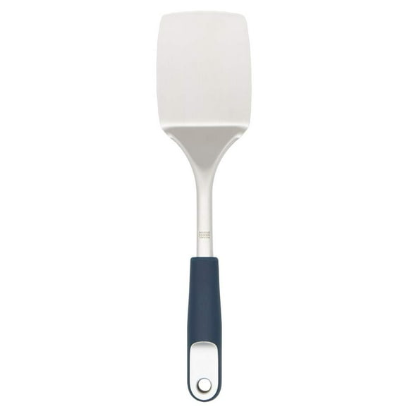 Home Basics Comfortable Grip Stainless Steel Kitchen Tools Indigo (Spatula)