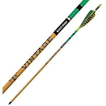 Black Eagle Arrows Vintage Fletched Crested 400 /.005 (Pack of 6)