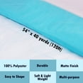 thumbnail image 3 of Tulle Fabric Bolt 54"X40yds Wedding Bridal Party Favor Decoration Tutu Craft (Light Blue), 3 of 5