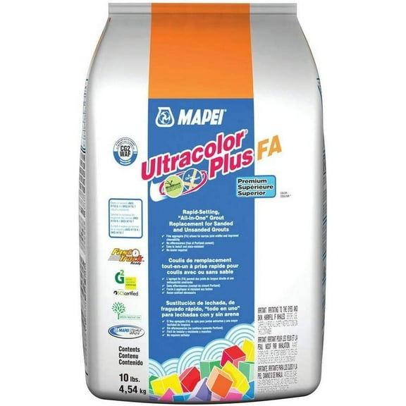 MAPEI Ultracolor Plus FA Powder Grout - 10LB/Bag - (01 Alabaster)