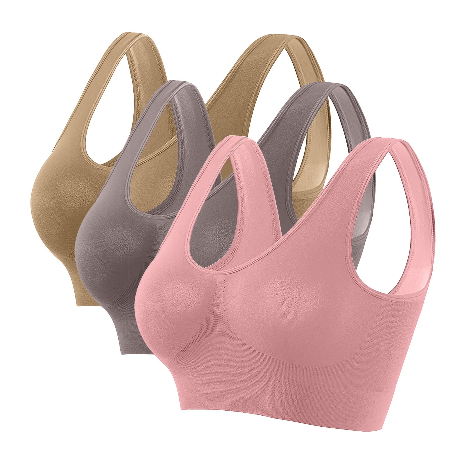 3 Paires De Coussinets De Soutien-gorge Amovibles KFLY - Pour Sport, Bikini, Robes, Rehausseur Confortable