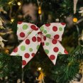 thumbnail image 6 of Tahtuvzn School Christmas Decorations Indoor Ornaments 2-Packs of Bows Composite Non Woven Brushed Holiday Decoration Props Tree, 6 of 6