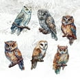 thumbnail image 5 of Night Owls Decorative Wooden Clip-on Ornaments of 6 by G. Debrekht - Christmas Decor - 8090004C-S6, 5 of 11