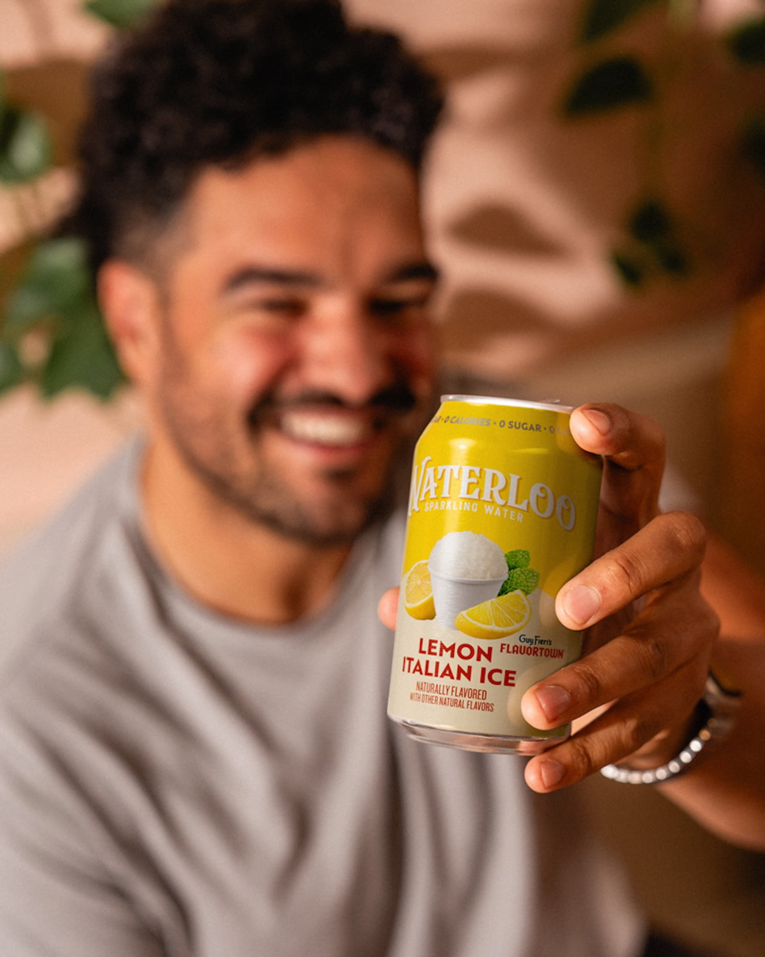 (3 pack) Waterloo Sparkling Water, Lemon Italian Ice, 12 fl oz, 8 pack cans