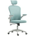 thumbnail image 1 of Vinsetto Mesh Office Chair with 4D Lumbar Support, Adjust Headrest, Green, 1 of 10