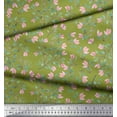 thumbnail image 3 of Soimoi Tissu Popeline de Coton Imprimé Feuilles au Mètre 56 Pouces de Large, 3 of 3