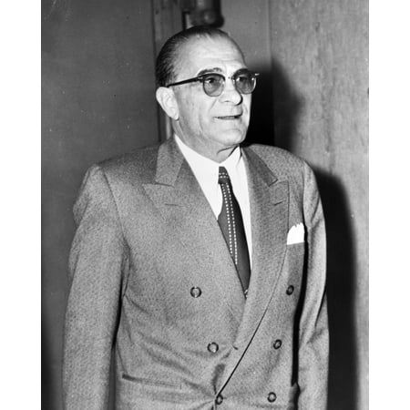 

Print: Vito Genovese Half-Length Portrait Standing Facing Right 1959