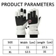 thumbnail image 2 of Guantes de invierno Guantes con pantalla táctil Guantes térmicos para correr Senderismo A prueba de frío Aislado Resistente al agua A prueba de viento Térmico Glove952, 2 of 6