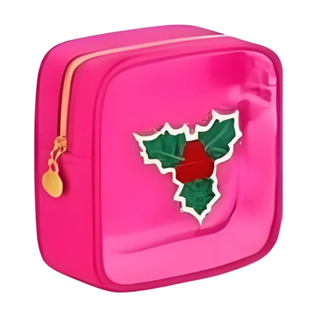 Bolsa de maquillaje navideña Mini bolsa de regalo navideña Una picadora