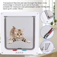 thumbnail image 4 of ABS Acrylique Animal de Compagnie, Verrouillable Imperméable Moyen Écran Fenêtre Chat Rabat Brun, 4 of 8