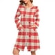 thumbnail image 2 of Batas Ropa de casa navideña para mujer, pijamas casuales sueltos de manga larga, batas de baño y camisones Pijamas de mujer, 2 of 9