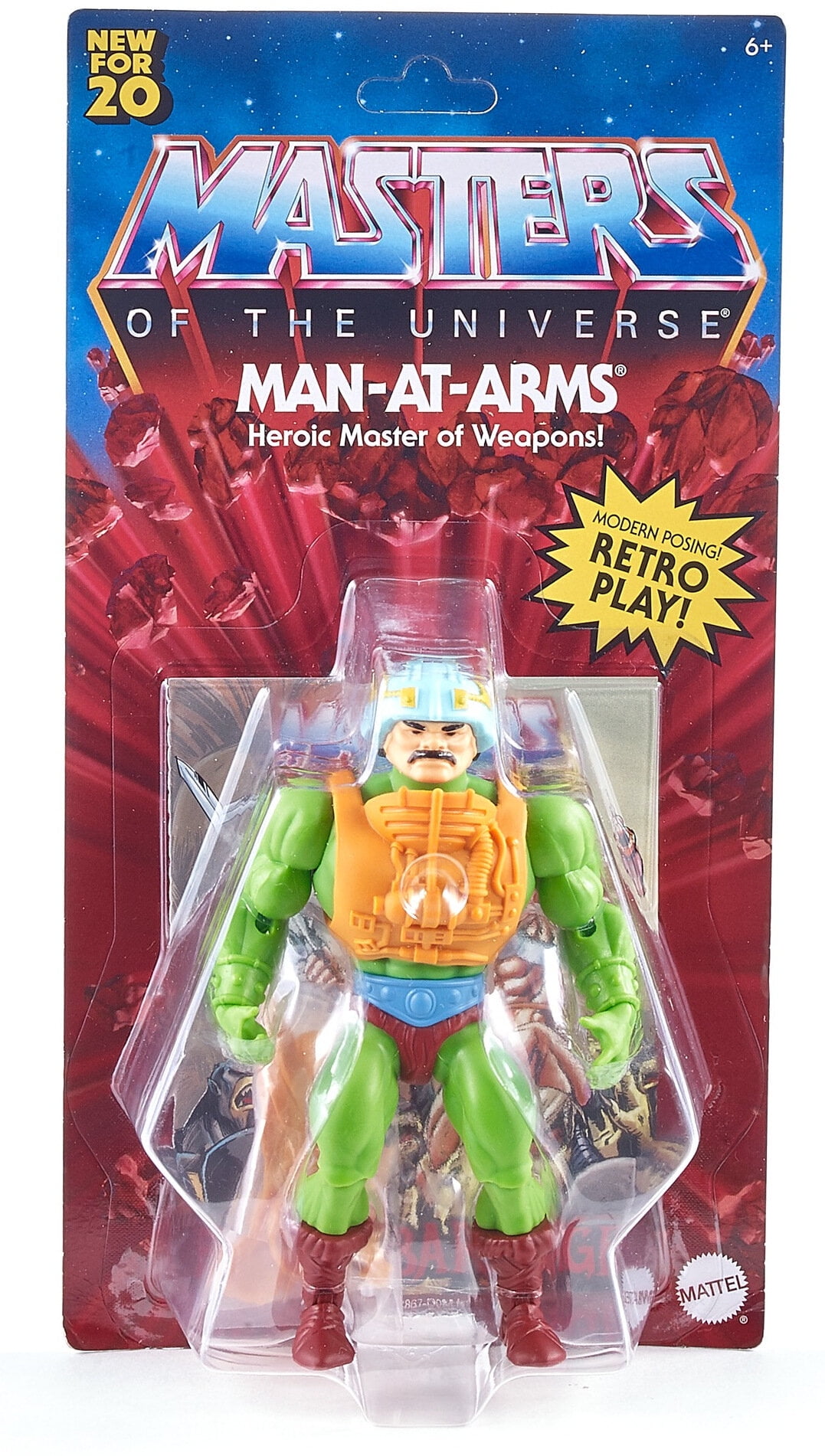 MOTU Masters of the Universe Origins Man-At-Arms Retro MOTU Masters of the Universe Origins Man-At-Arms Retro