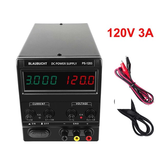 Alimentation Électrique de Laboratoire DC Lab 0f Réglable 30V 10A 48V 36V 24V 12V 120-V 3A 5A Régulateur de Tension Stabilisateur, Excellente Compatibilité
