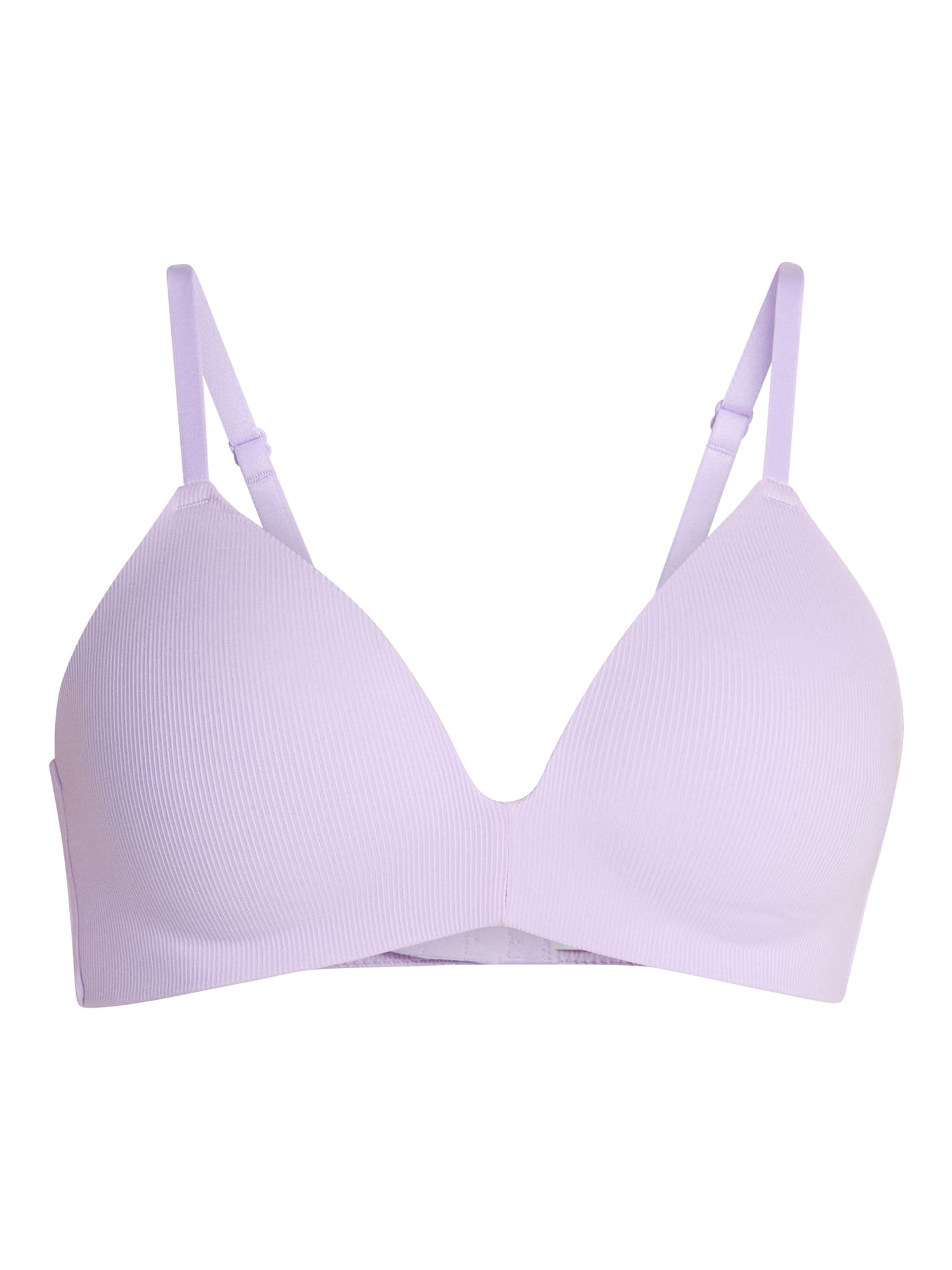 No Boundaries Wire Free Rib T-Shirt Bra, Women's 32A-44DDD