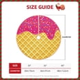 thumbnail image 4 of Bingfone Christmas Tree Skirt Mat Christmas Decoration Interior 48"-Red Ice Cream, 4 of 8