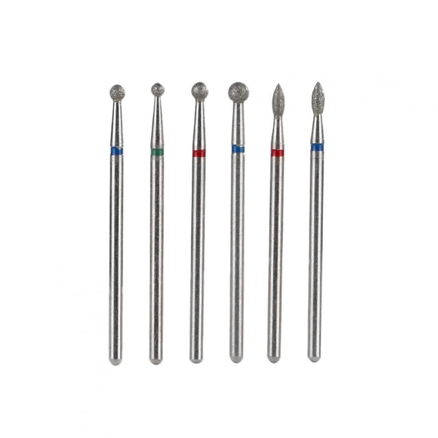 Manicure Bits, Wide Application Nail Drill Bits, Different Operations Durable For Home Beauty Salon
