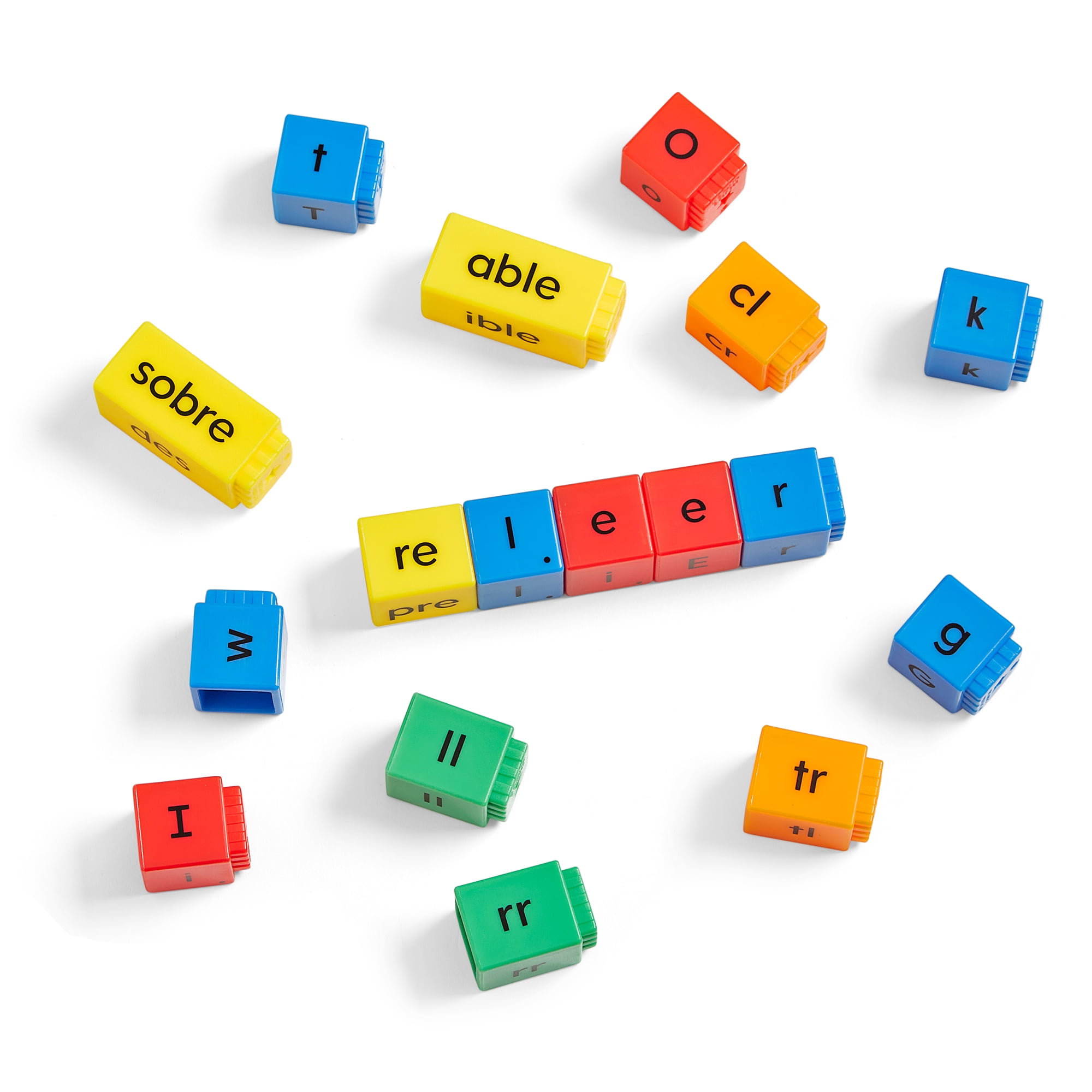 hand2mind Spanish Reading Rods Prefixes & Suffixes, Word Building Activities, Spelling Toys Phonemic Awareness